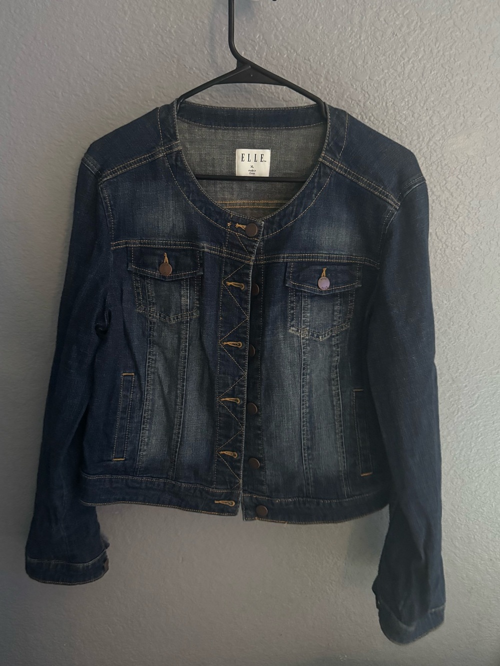 ELLE Indigo Blue Women's Denim Jacket